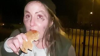 Cracky has a fishy gift for her street friend