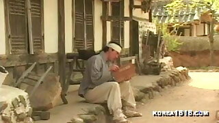 Ugly Korean man fucks hot korean woman