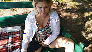 masturbation of my pussy in nature